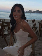 3D Blossom V-neck Open-Back Lace-Up Maxi Floral Gown