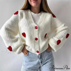 3D Heart Patchwork Valentine's Day Sweater