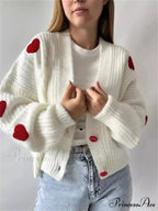 3D Heart Patchwork Valentine's Day Sweater