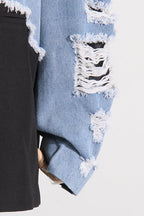 Loose Fit Summer Denim Coat