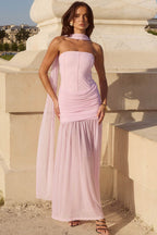 Strapless Spliced Bodycon Boho Dress