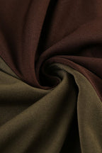 Printed Knit Patchwork Maxi Skirt