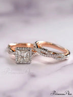 3pcs/set Cubic Zirconia Decor Ring