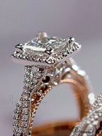 3pcs/set Cubic Zirconia Decor Ring