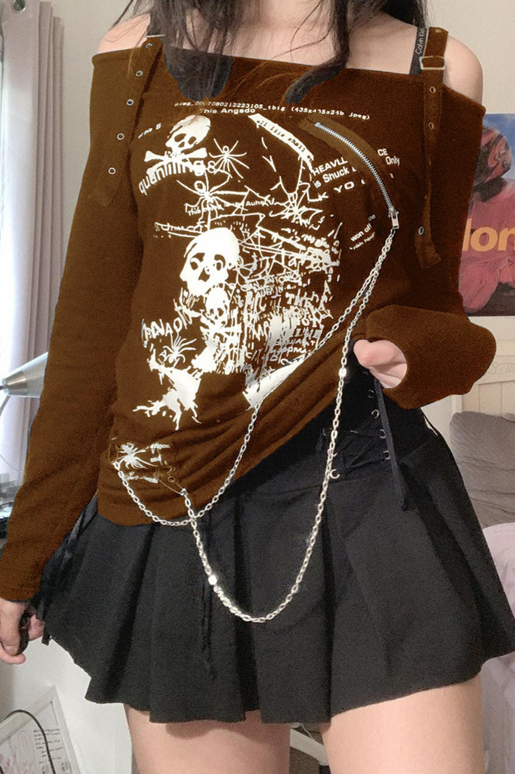 Halloween Skull Spider T-Shirt