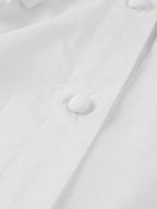 Loose Cotton Babydoll Blouse