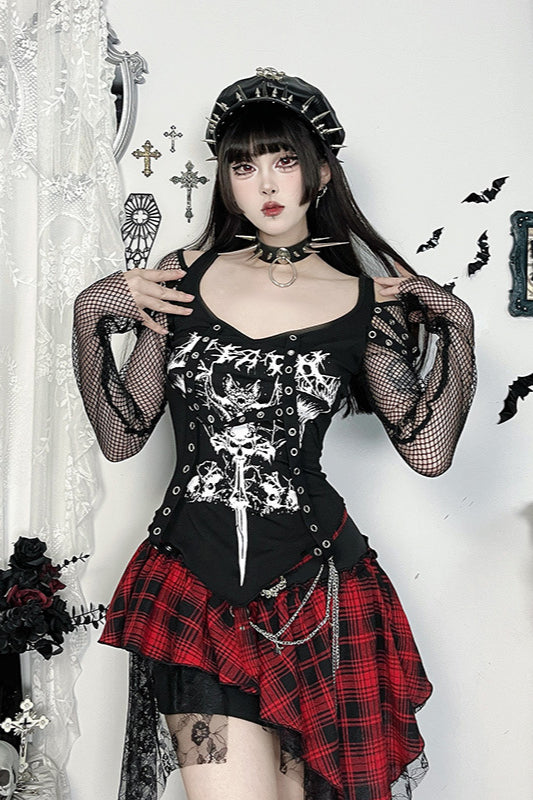 Sexy Street Style Mesh Knit Top