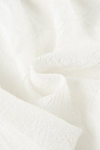 Textured Patchwork Low Waist A-Line Skirt