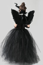 Evil Queen Gown Kid Halloween Costume