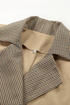 Vintage Paneled Double-Breasted Trench Coat