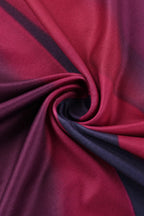 Striped Print Bodycon Strapless Maxi Dress