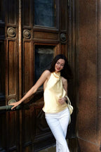 Satin Halter Top with Elegant Design