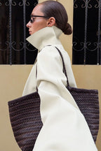 White Cropped Long Sleeve Jacket