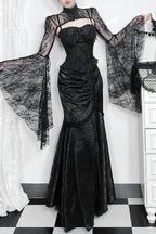 Halloween Pleated Gothic Skirt
