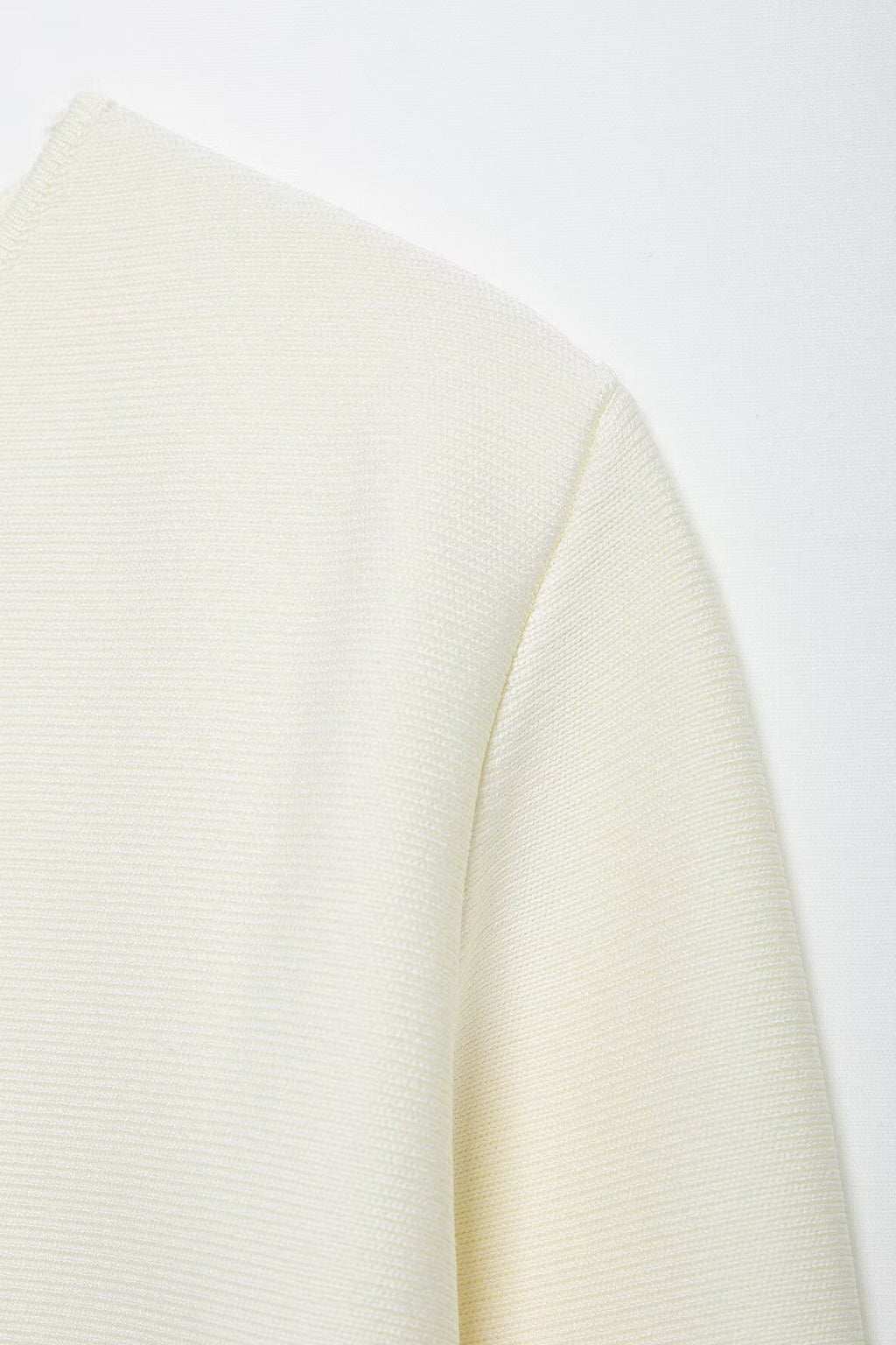 Asymmetrical Button Knit Cardigan