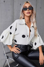 Elegant Fashion Button-Up Blouse