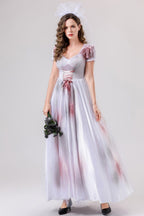 HalloweenBloody Bride Vampire Gown Dress