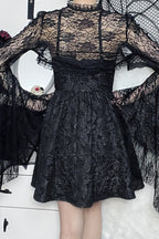 Gothic Lace Shrug Knit Top
