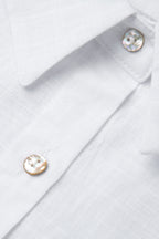 Casual Loose Fit Solid Color Blouse