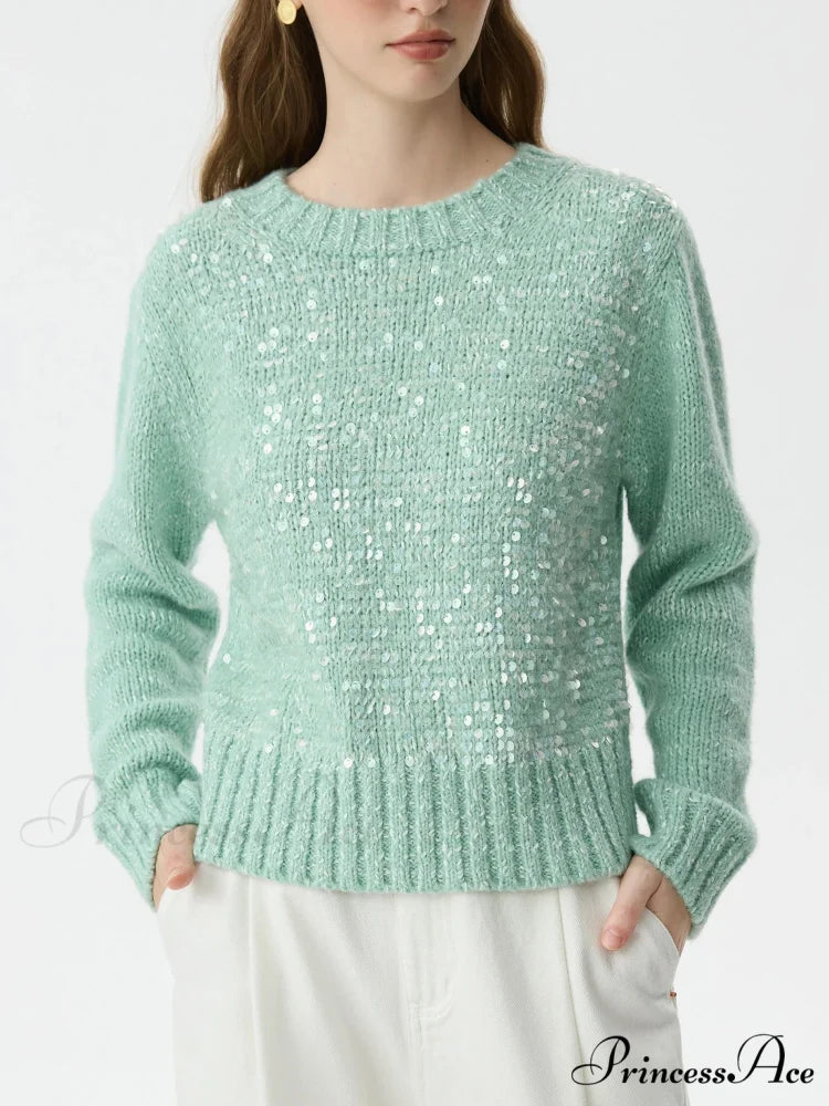 5.9% Lamb Fleece Sparkling Full Sleeve Jumper