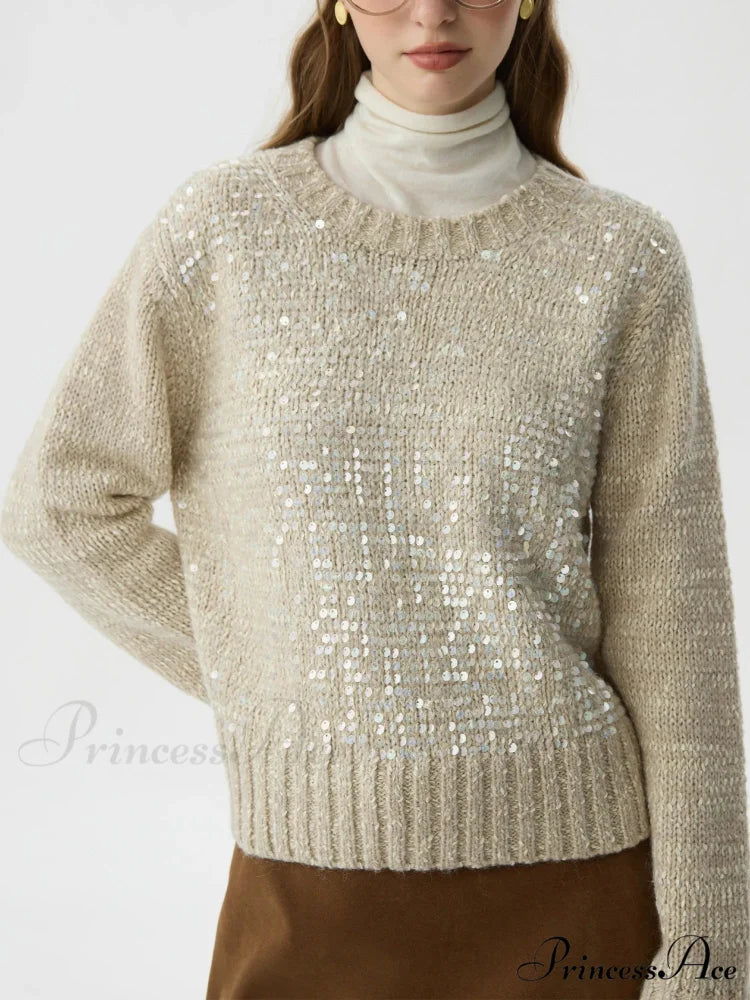 5.9% Lamb Fleece Sparkling Full Sleeve Jumper