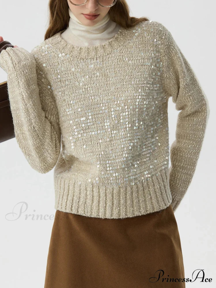 5.9% Lamb Fleece Sparkling Full Sleeve Jumper