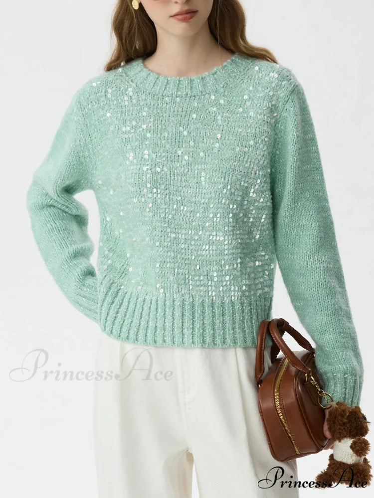 5.9% Lamb Fleece Sparkling Full Sleeve Jumper