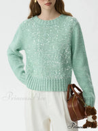 5.9% Lamb Fleece Sparkling Full Sleeve Jumper