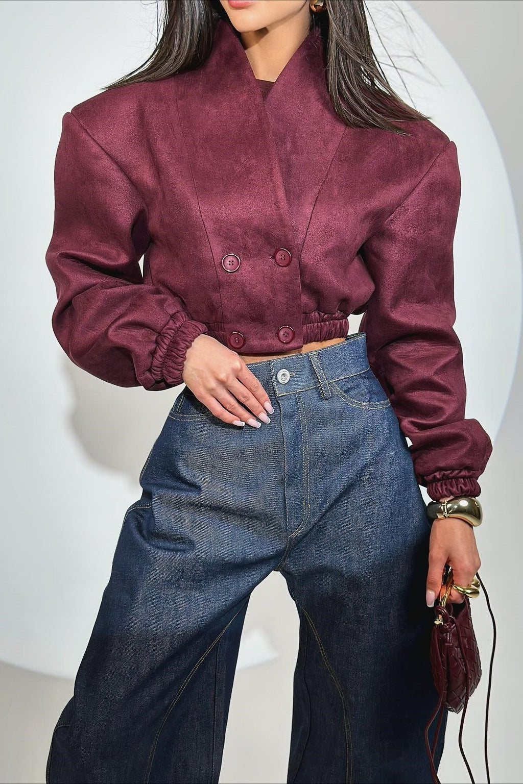 Double Breasted Slim Fit Coat