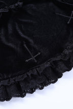 Embroidered Lace High Waist Skirt