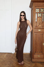 Resort Style Sheer Tank Boho Dress