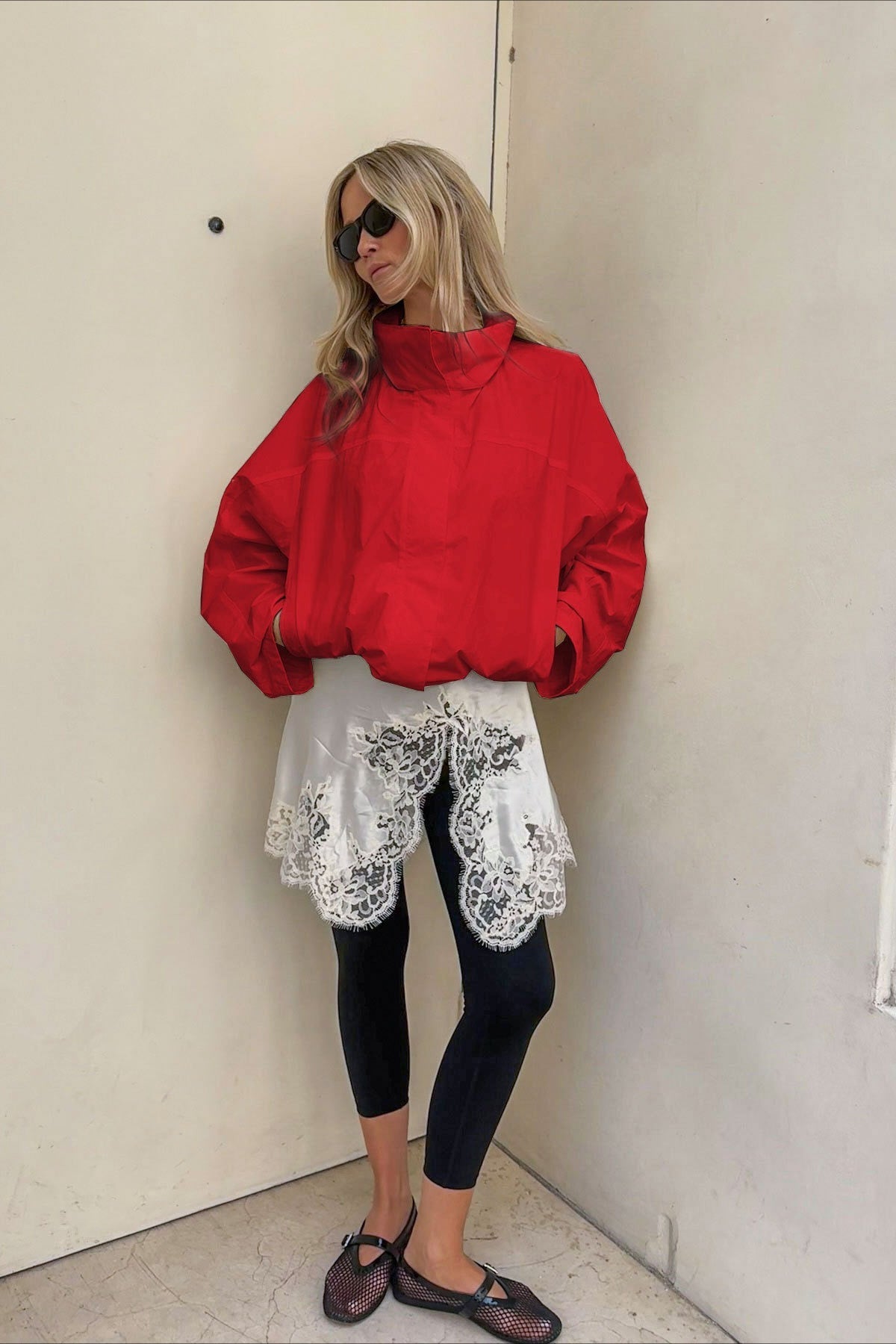 Stand Collar Windbreaker Jacket