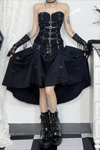 Gothic Dual Wear Flare Skirt