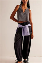 Ruched Mid Rise Wide Leg Jeans