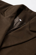 Single-Breasted Winter Coat