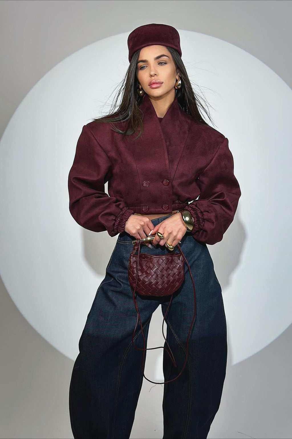 Double Breasted Slim Fit Coat