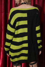 Halloween Loose Stripe Sweater
