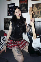 Gothic Punk Metallic T-Shirt