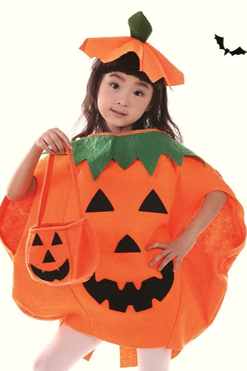 Pumpkin Cosplay Set Kid Halloween