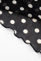 Polka Dot Sleeveless Top Two Pieces Set