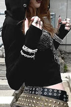 Slim Fit Printed Gothic T-shirt