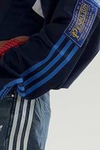 Satin Ruched Half Zip Crop  Blouse