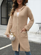 V-Neck Loose Knit Cardigan