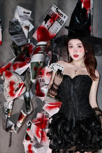 Gothic Kitty Corset Halloween Costume