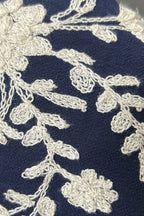 Collared Print Puff Sleeve Blouse