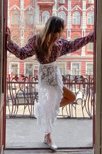 Asymmetric Wrap Skirt