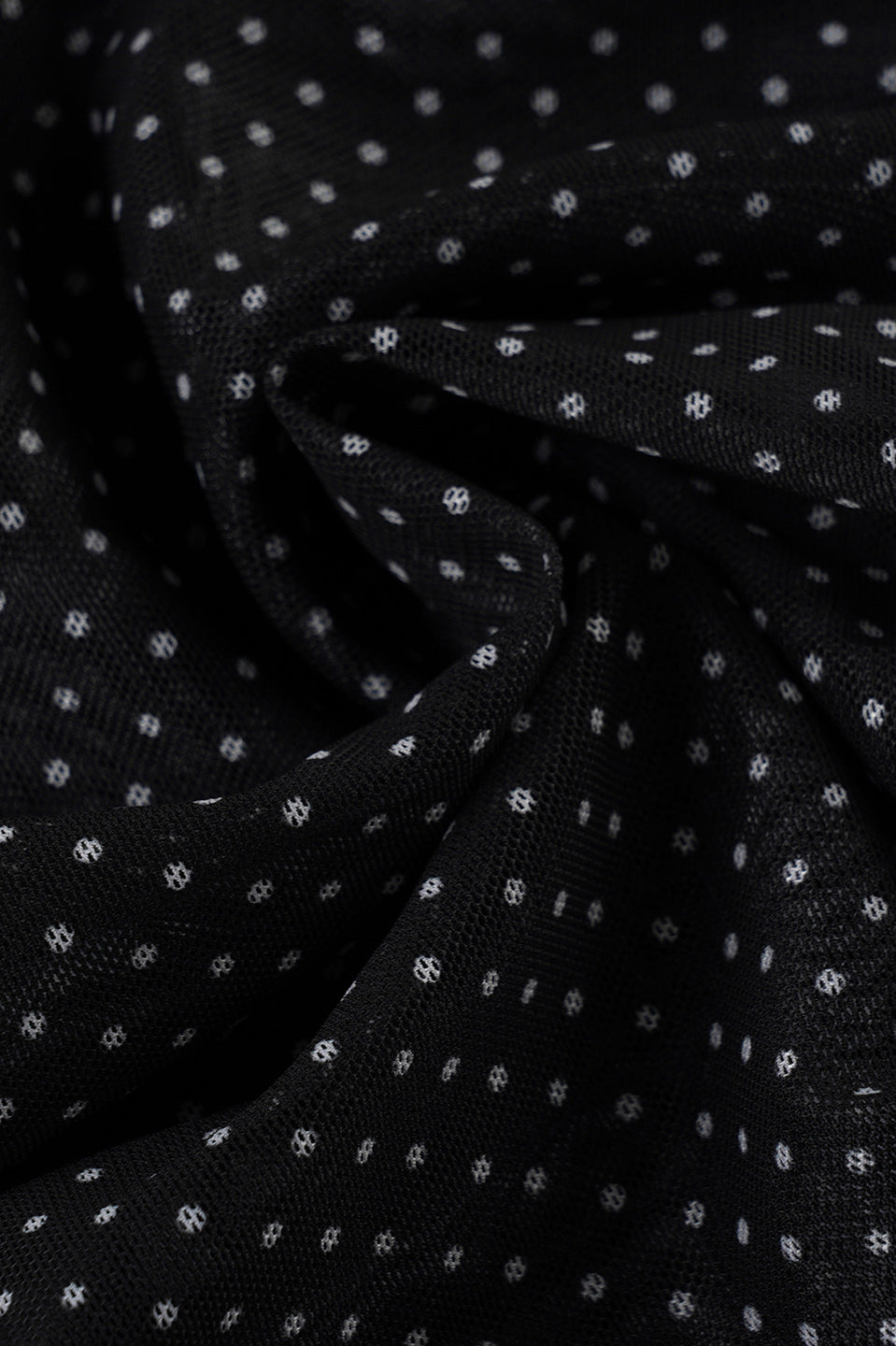 Retro Polka Dot Tie Mini Skirt