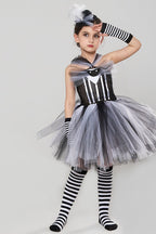 Striped Skeleton Kid Halloween Costume