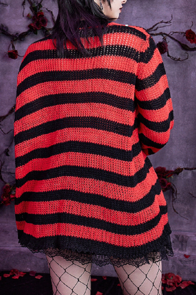 Hot Style Hollow Knit Halloween Sweater