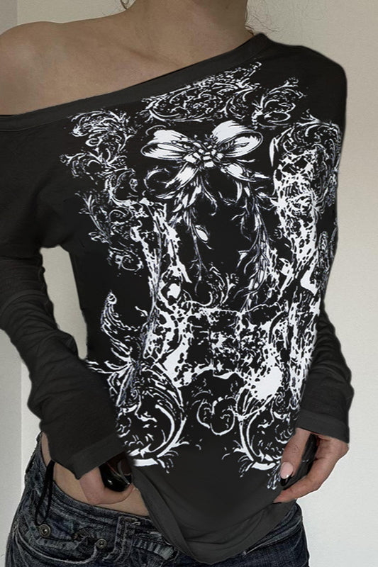 Off Shoulder Halloween T-shirt